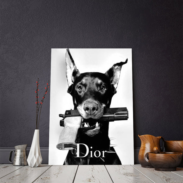 Fashion Forward: Dior Doberman Dog