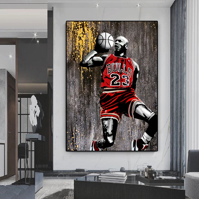 Michael jordan sales wall art