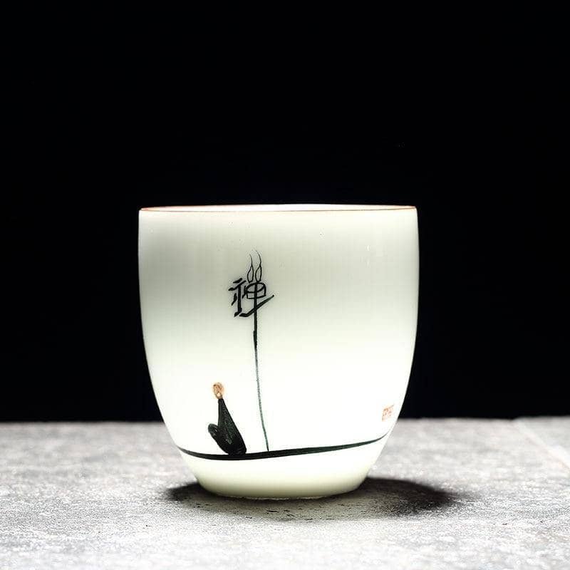 Hand Painted Chinese Tea Set - Elegant & Artistic Tea Time Experience