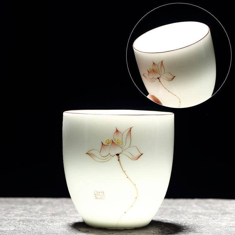 Hand Painted Chinese Tea Set - Elegant & Artistic Tea Time Experience