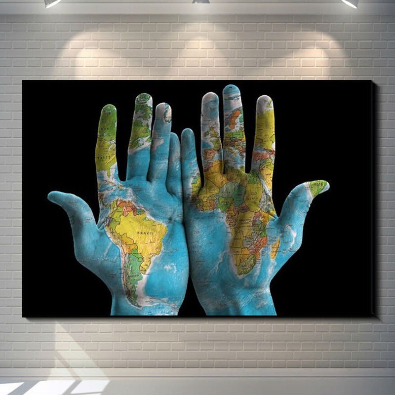 Hands Across the World - World Maps