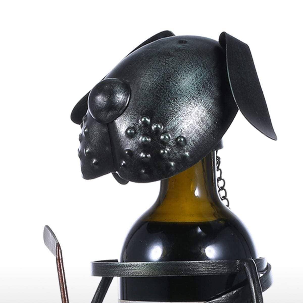 Happy Pup Wine Holder: Fun and Stylish Storage for Wine Lovers