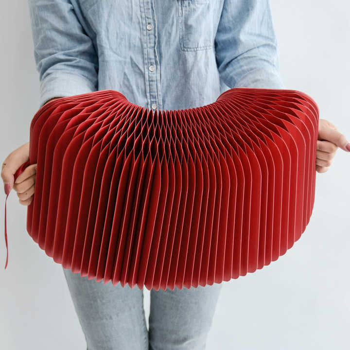 Honeycomb Kraft Foldable Stool: Sustainable Style for Your Home