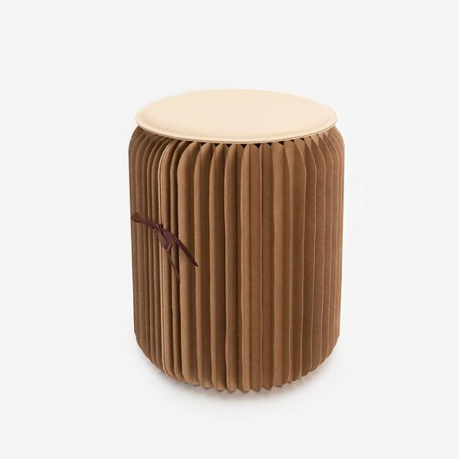 Honeycomb Kraft Foldable Stool: Sustainable Style for Your Home