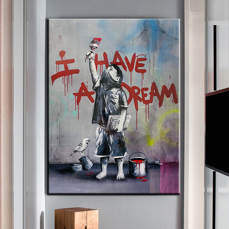 Hopeful: "I Have A Dream" Banksy