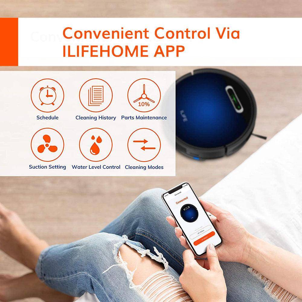 ILIFE B5 Max WIFI Mop & Sweep Vacuum: Efficient and Modern Cleaning Solution