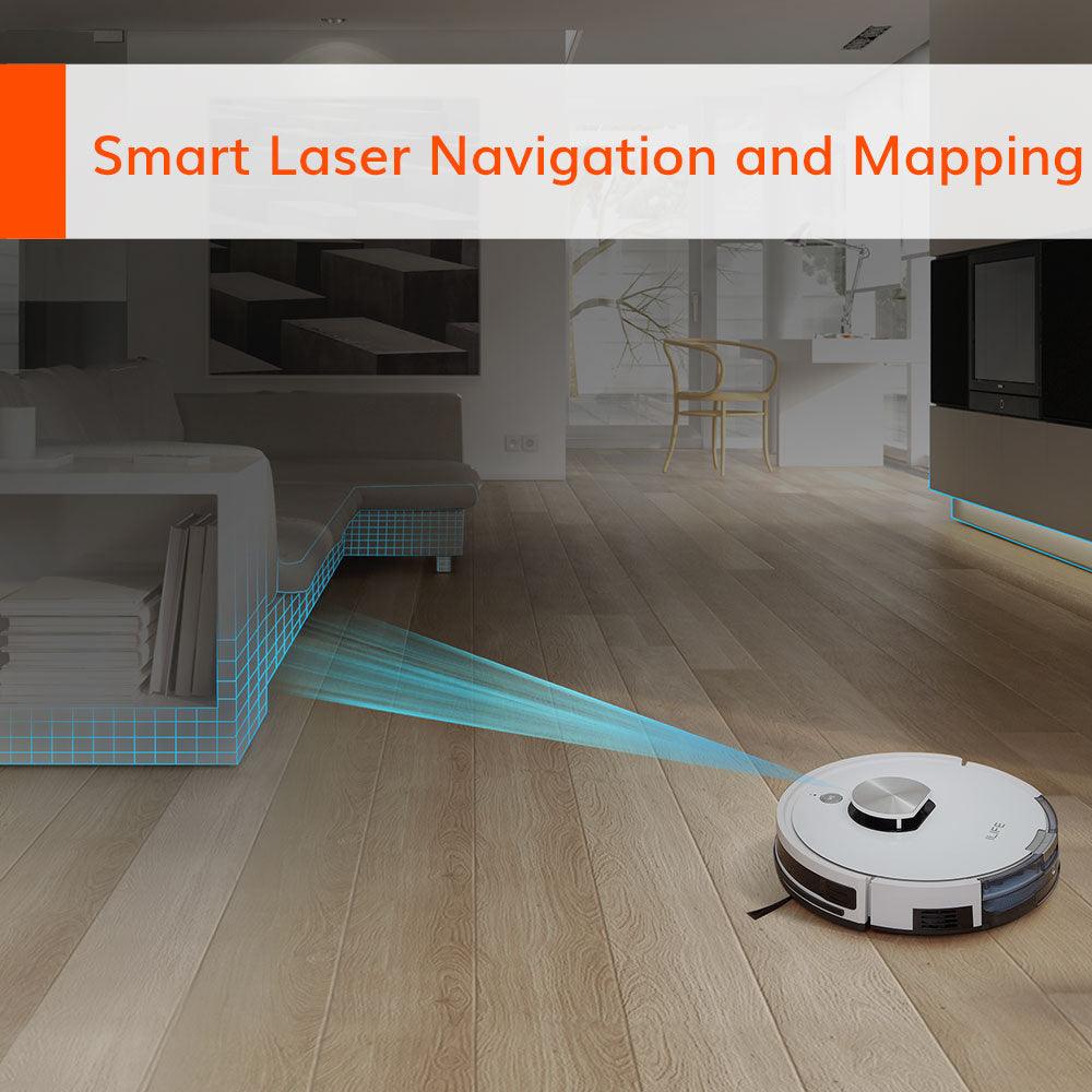 ILIFE L100 Laser Navigation Vacuum: Smart and Advanced Cleaner for Large Homes