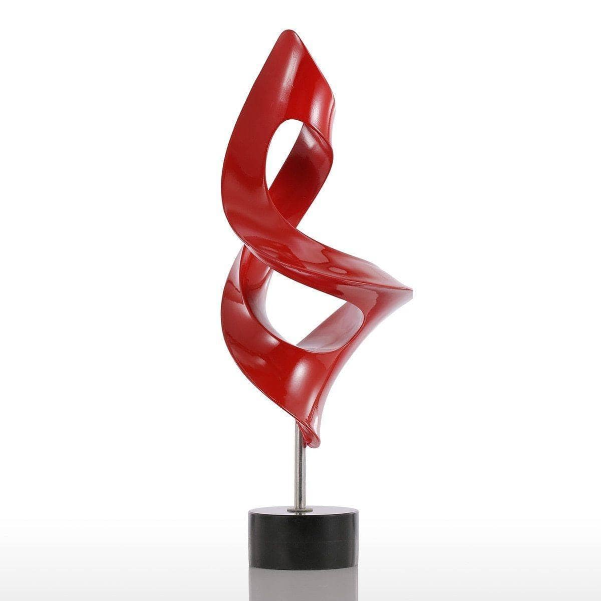 Illuminate Your Space with 3D Torch Sculpture - Abstract Home Decor