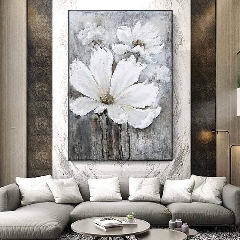 Inspirational Flower & Life Canvas Art: Artistic and Motivational Wall Decor