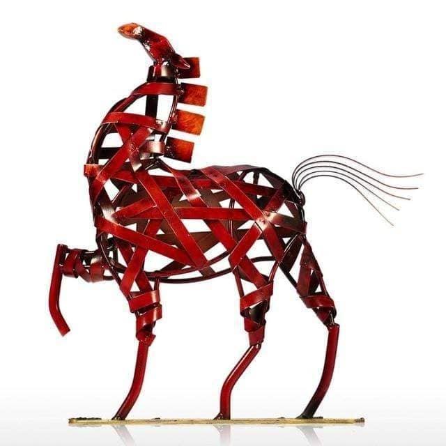 Intricate Weaving Horse Home Decor: A Unique, Artistic Touch