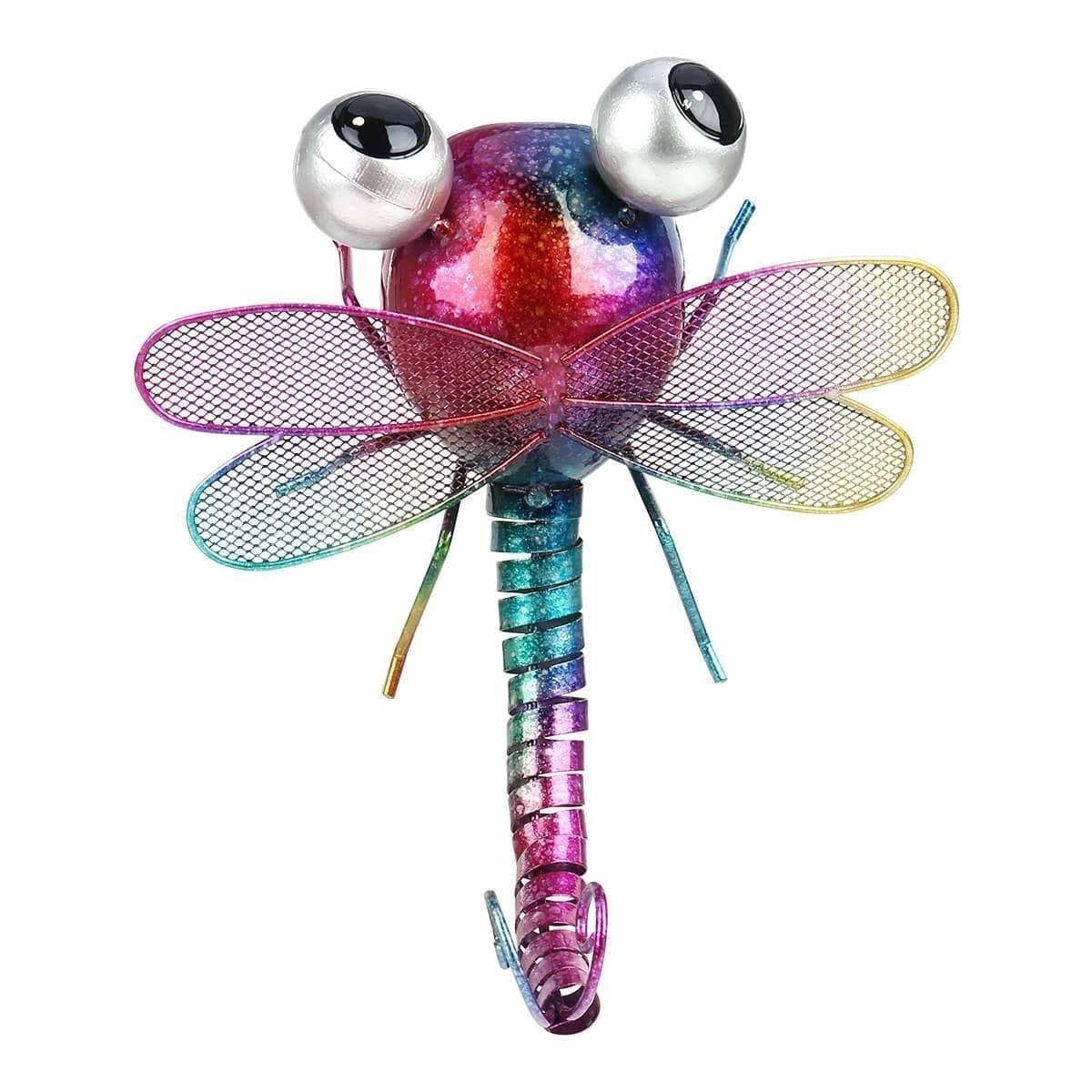 Iron Dragonfly Wall Decoration - Cartoon-Inspired & Playful