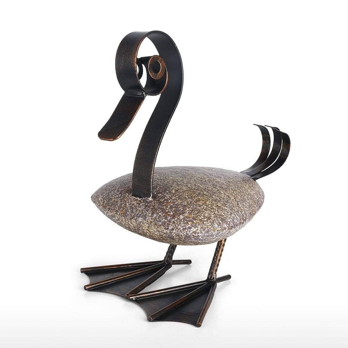 Lifelike Duck Statue Art - Modern Home Decor