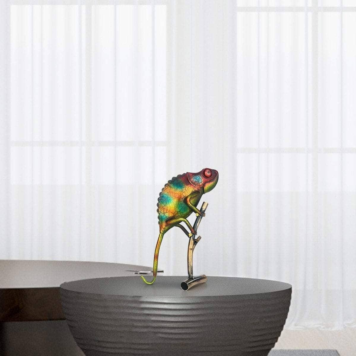 Lizard Art Ornament - Modern Home Decor