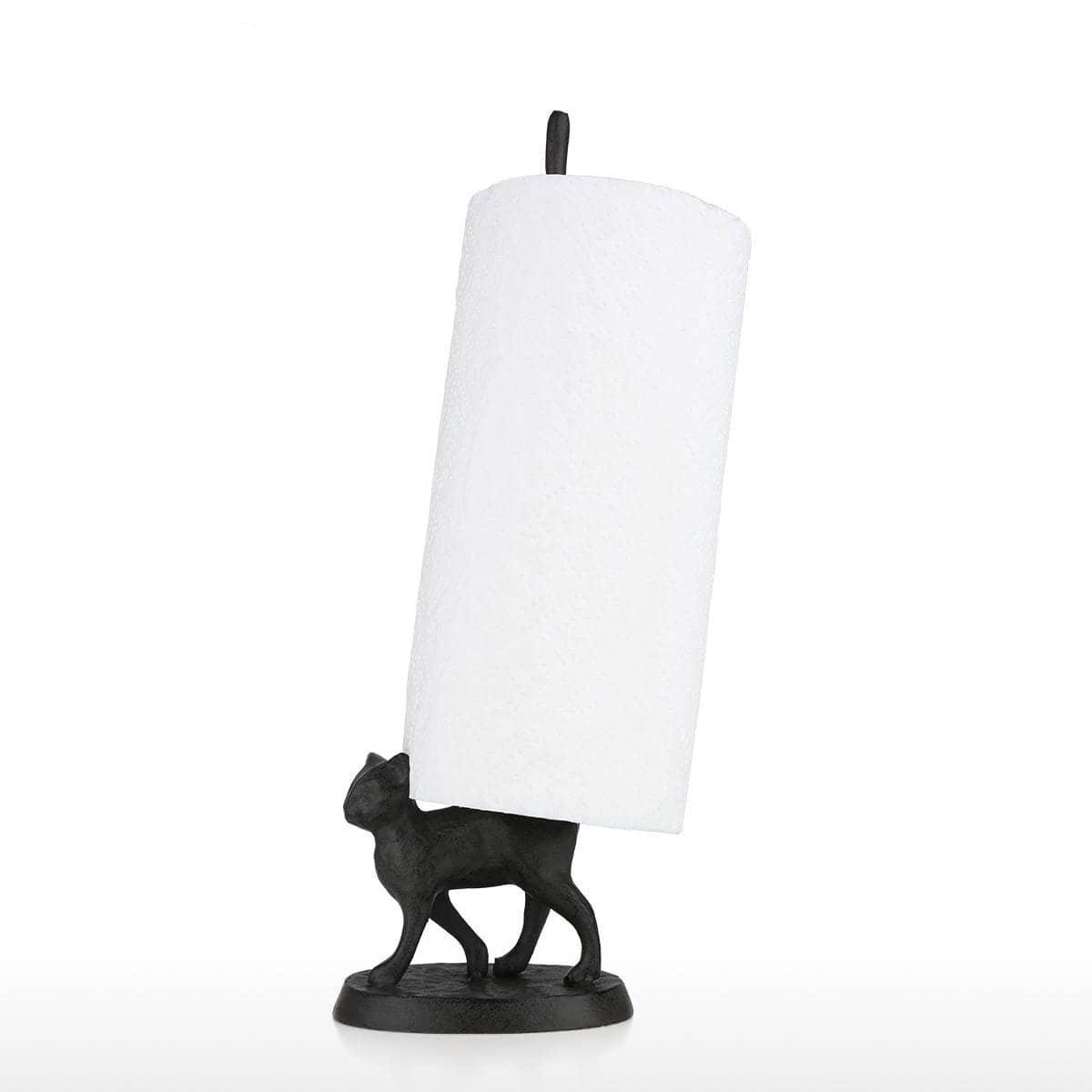 Long Tail Cat Kitchen Paper Towel Holder - Home Decor
