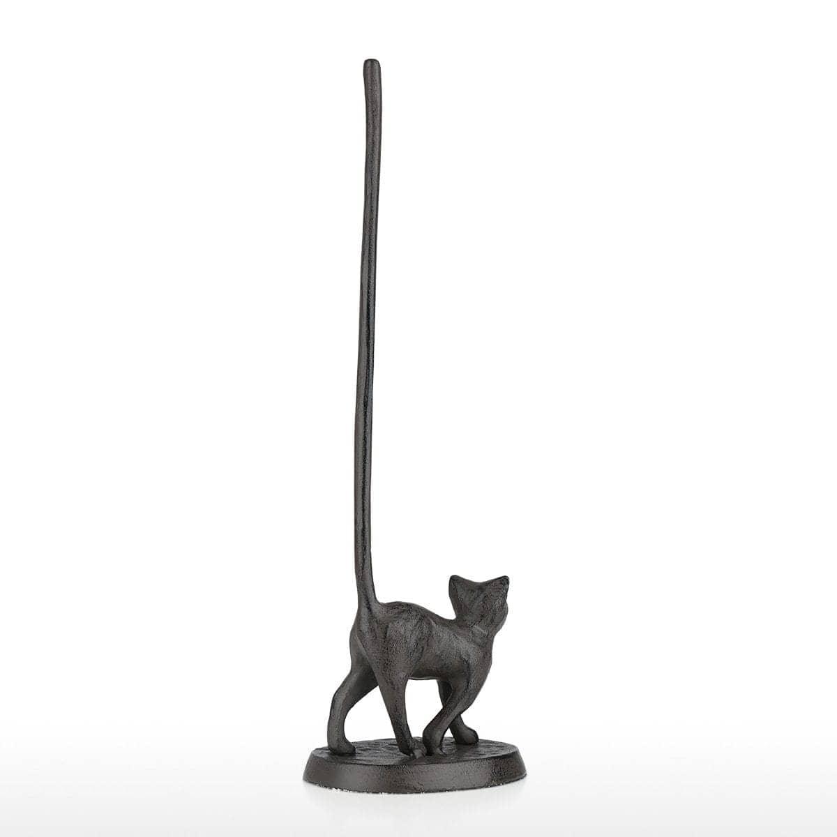 Long Tail Cat Kitchen Paper Towel Holder - Home Decor
