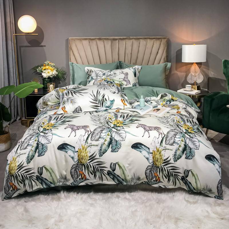 Luxury 600TC Egyptian Cotton Bedding Set - Vibrant & Stylish Queen & King Size