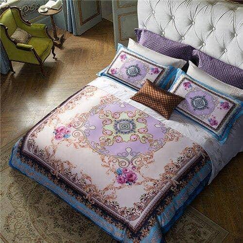Luxury Bohemia 80S Egyptian Cotton Duvet Cover Bedding Set in Personalized Sizes