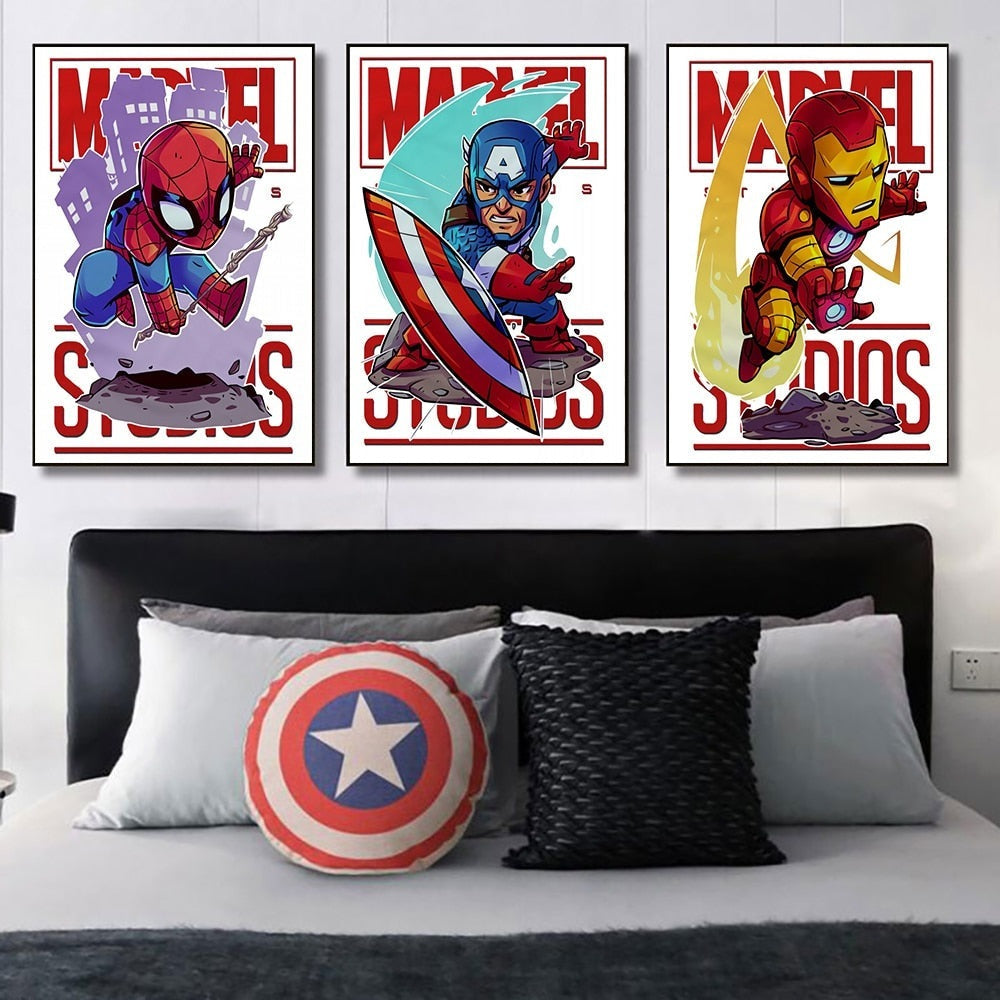 Marvel Movie Comics Cartoon Heroes: Superheroes