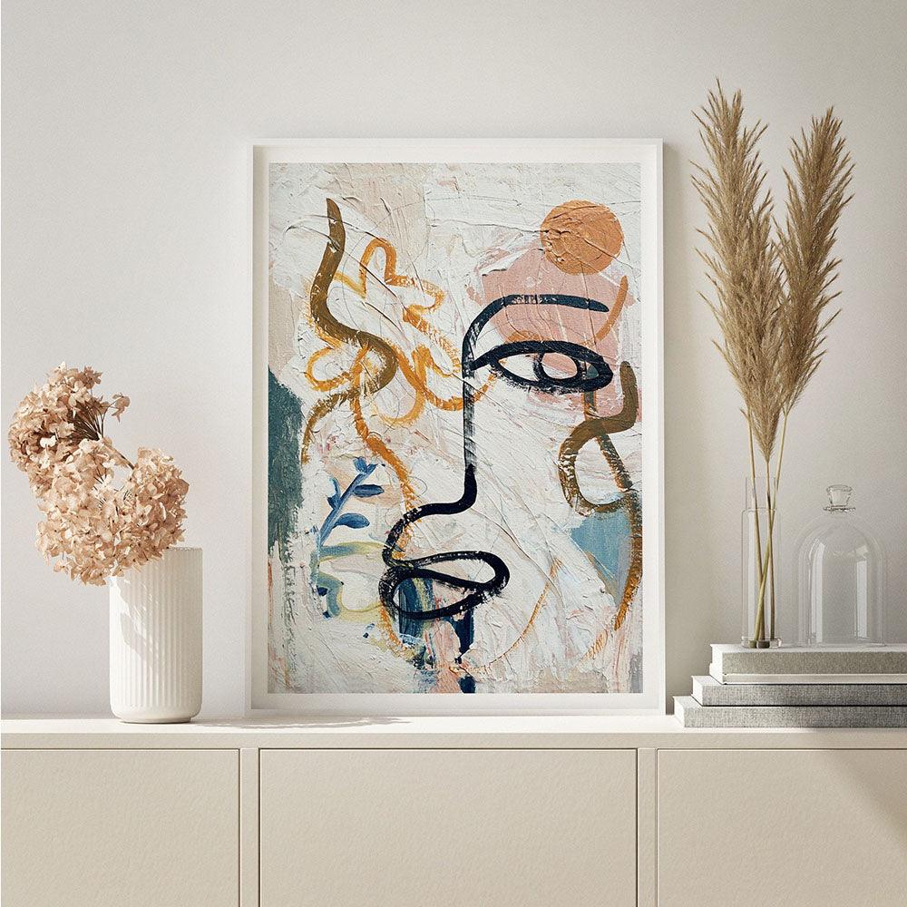 Matisse-Inspired Graffiti Human Face: Bold, Modern