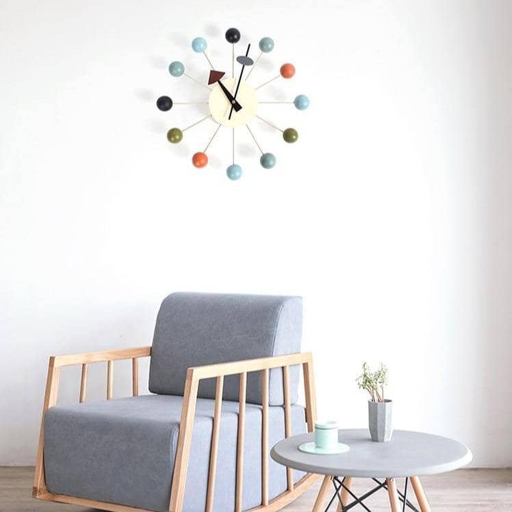 Minimalist 3D Ball Wall Clock: A Sophisticated Timekeeping Solution