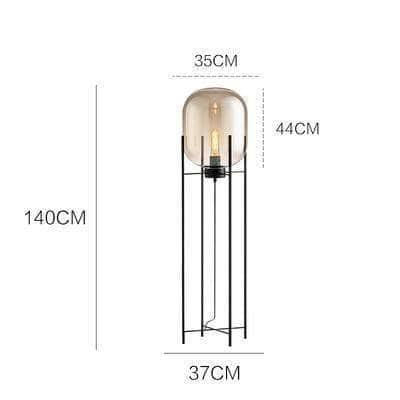 Modern Minimalist Lantern Floor Lamp: Illuminate Your Space in Style