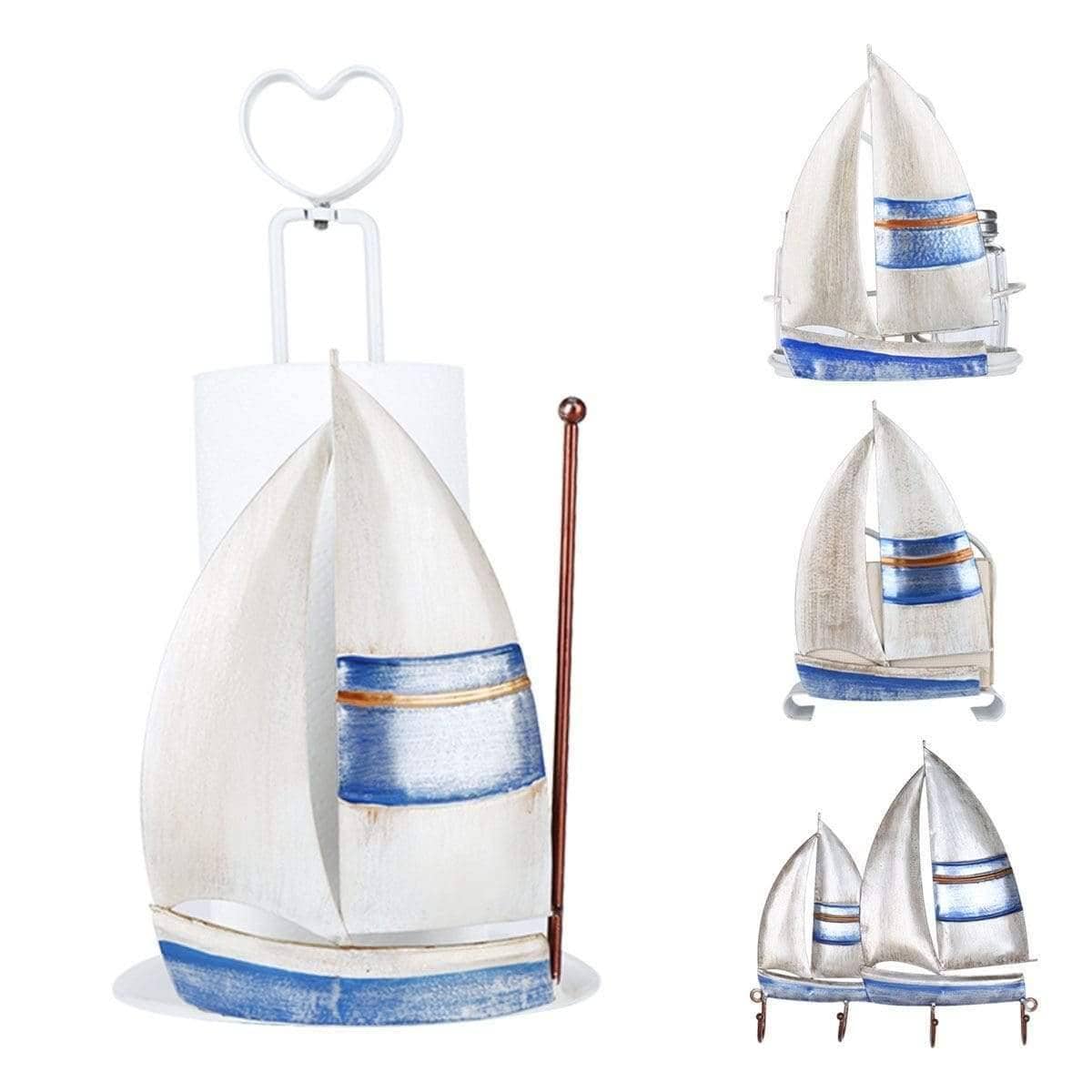 Nautical Paper Towel Holder - Sail Away with Style & Functionality