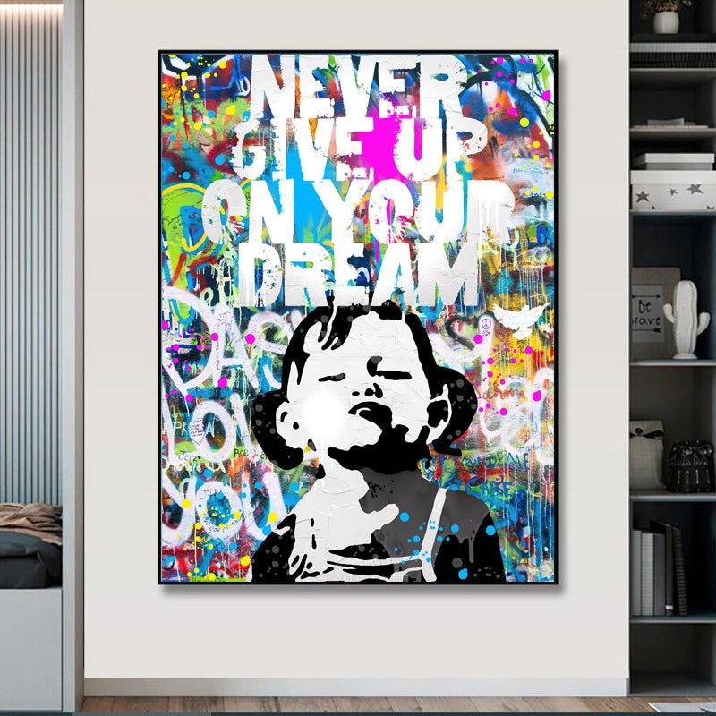 Never Give Up Dream: Graffiti Girl - Artistic Motivation