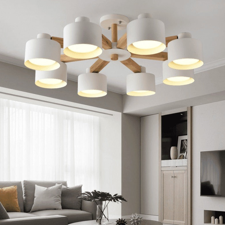 Nordic Chandelier LED Ceiling Lamp - Stylish Home Lighting