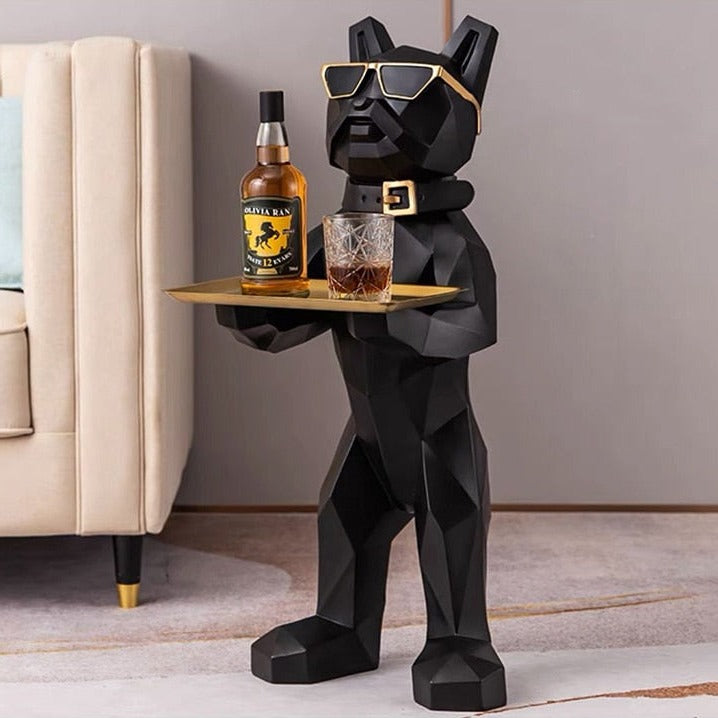 Nordic Fighting Bull Dog Figurine - Stylish Home Decoration