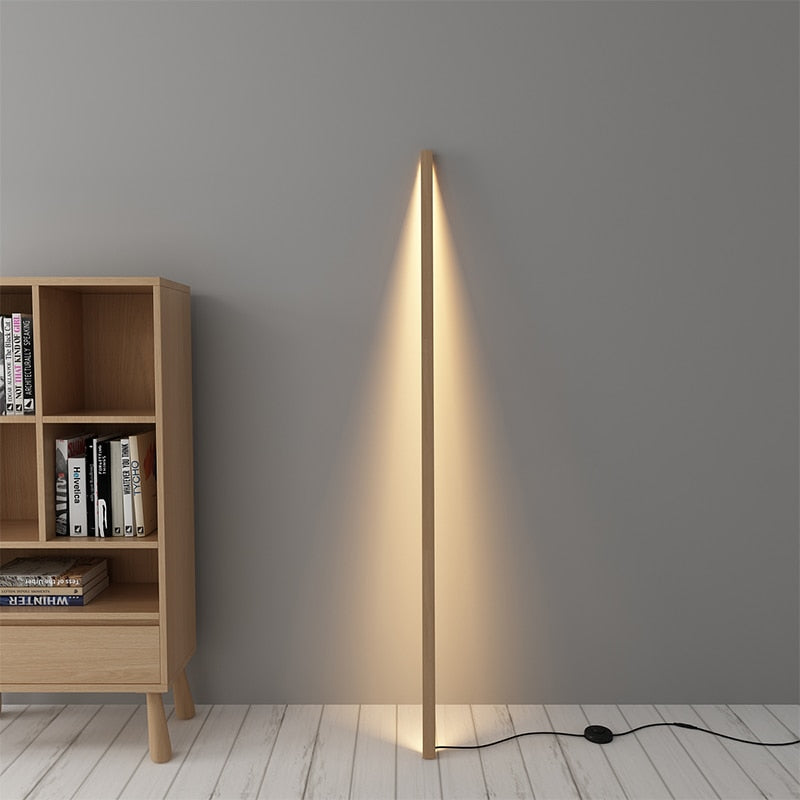 Nordic Minimalist Wood Floor Lamp - Sophisticated & Modern