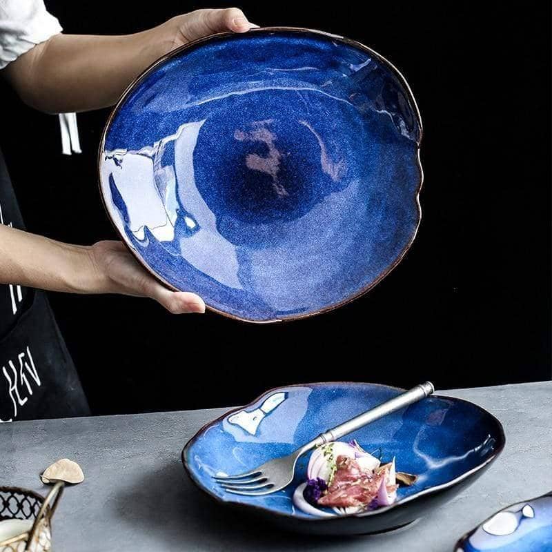 Ocean-Themed Plates - Unique and Vibrant Dinner Table Decor