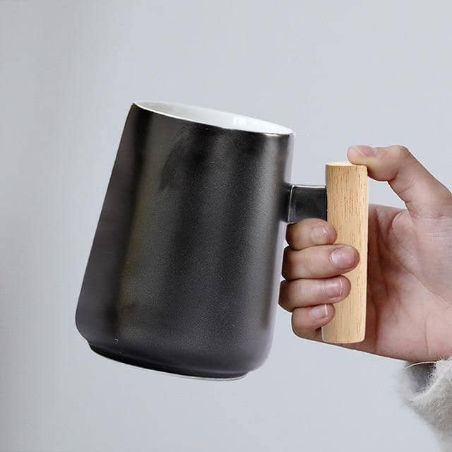 One-Handed Ceramic Tea Cups - Featuring Chinese Acrobatics Design
