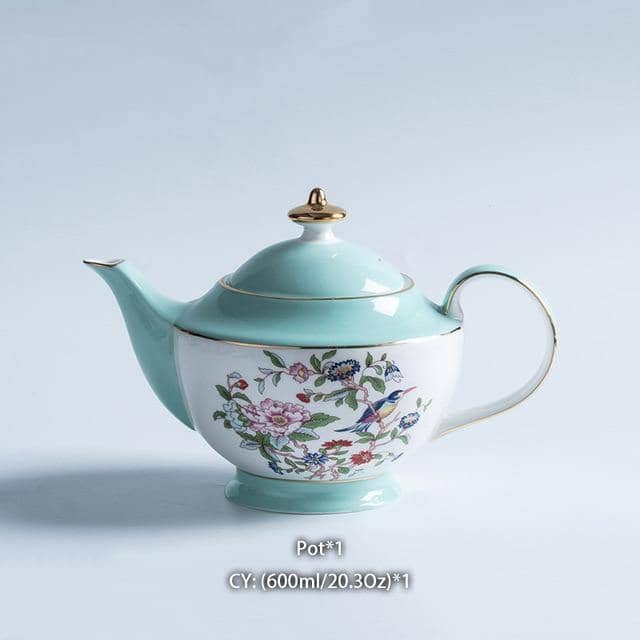 Pastoral Floral Tea Set - Bone China Coffee Time