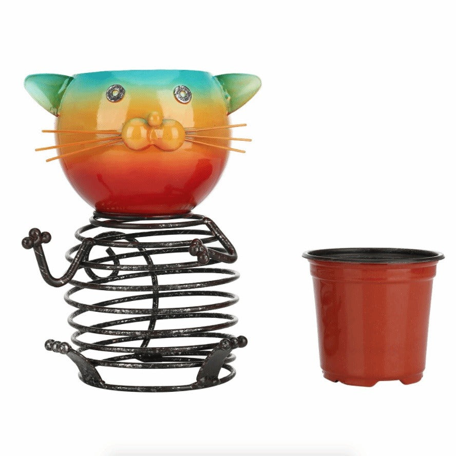 Piggy/Cat Garden Plant Pot - Whimsical Animal Decor