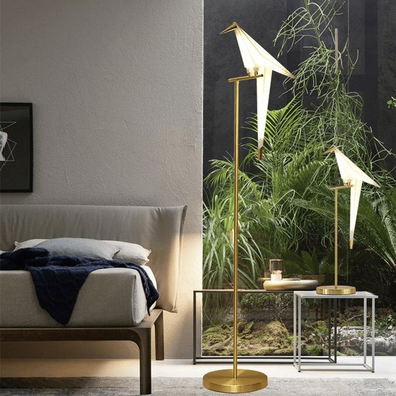 Post Modern Shaken Bird LED Floor Lamp - Nordic Stylish Lighting