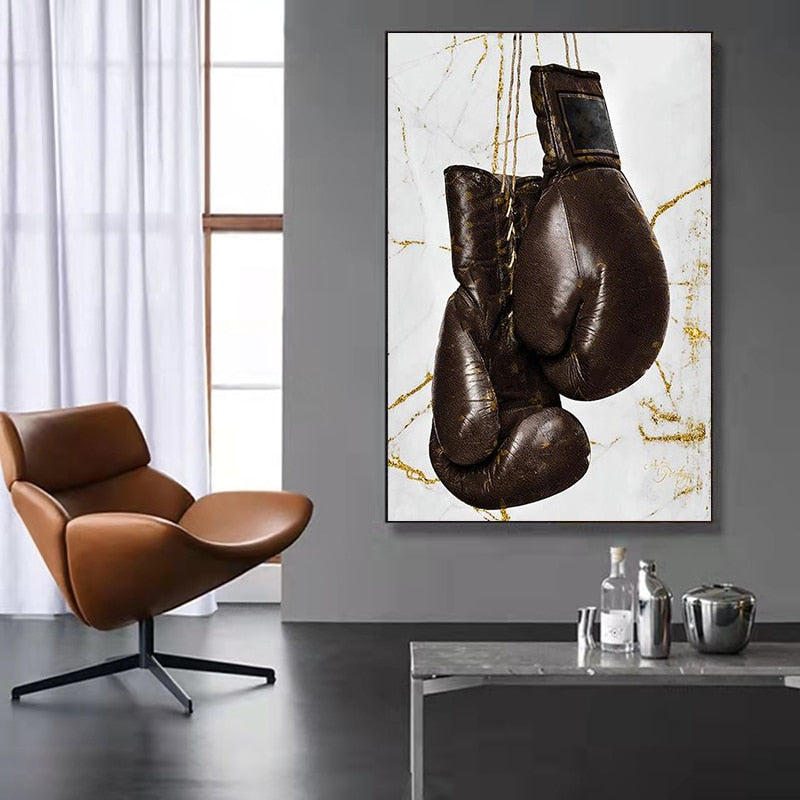Powerful Strikes: Boxing Gloves in a Modern Style