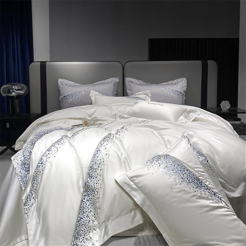 Premium 1200TC Art Design Duvet Cover - Elegant King/Queen/Double Bedding