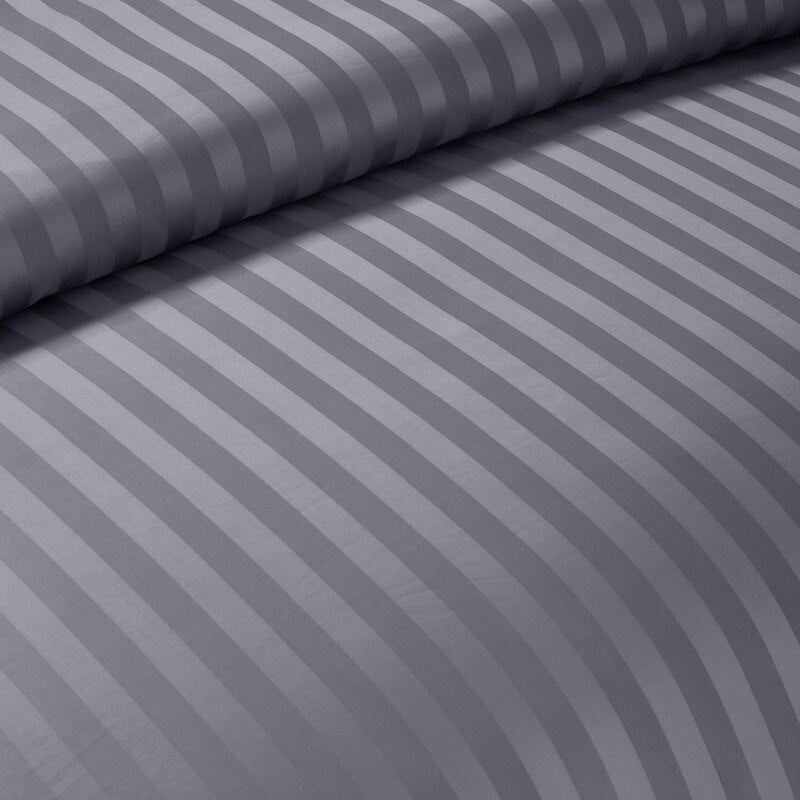 Premium High End 1200TC Egyptian Cotton Stripe Bedding Set - Elegant and Stylish