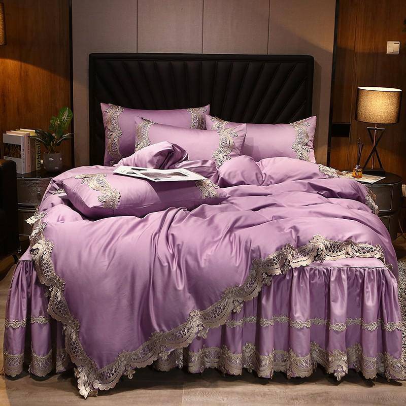 Premium High End 600TC Egyptian Cotton Stripe Bedding Set - Elegant and Stylish