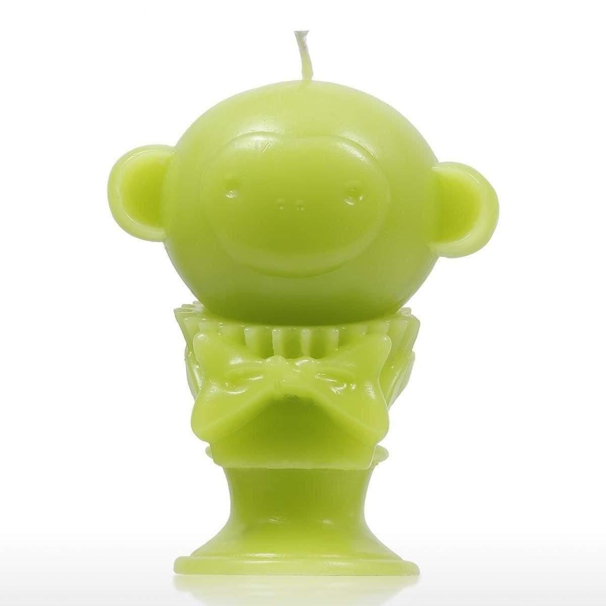 Quirky Monkey Skeleton Scented Wax Candle: A Playful Decorative Accent