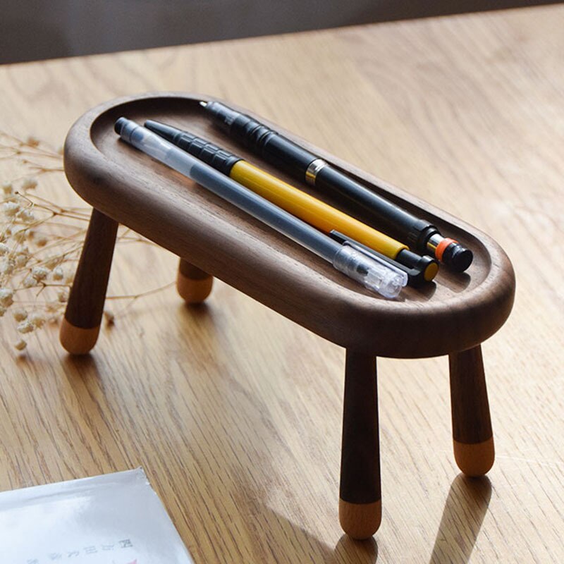 Rabbit Wood Phone & Pencil Holder - Nordic Elegance