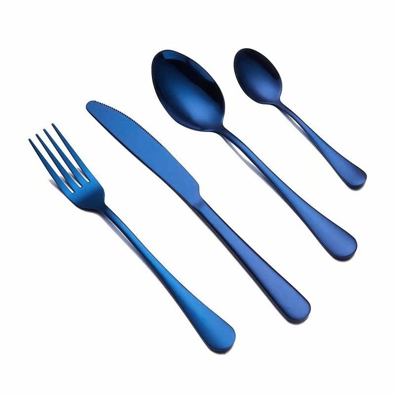 Rainbow Dining Cutlery Set: Colorful and Vibrant Fork & Knife Flatware