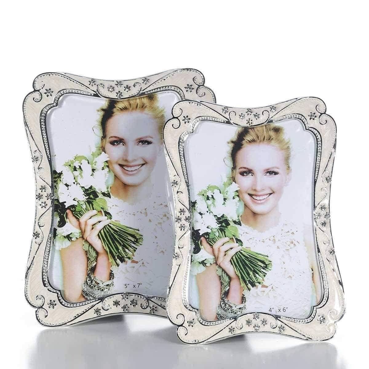 Romantic Flower Wedding Frame - Elegant Keepsake
