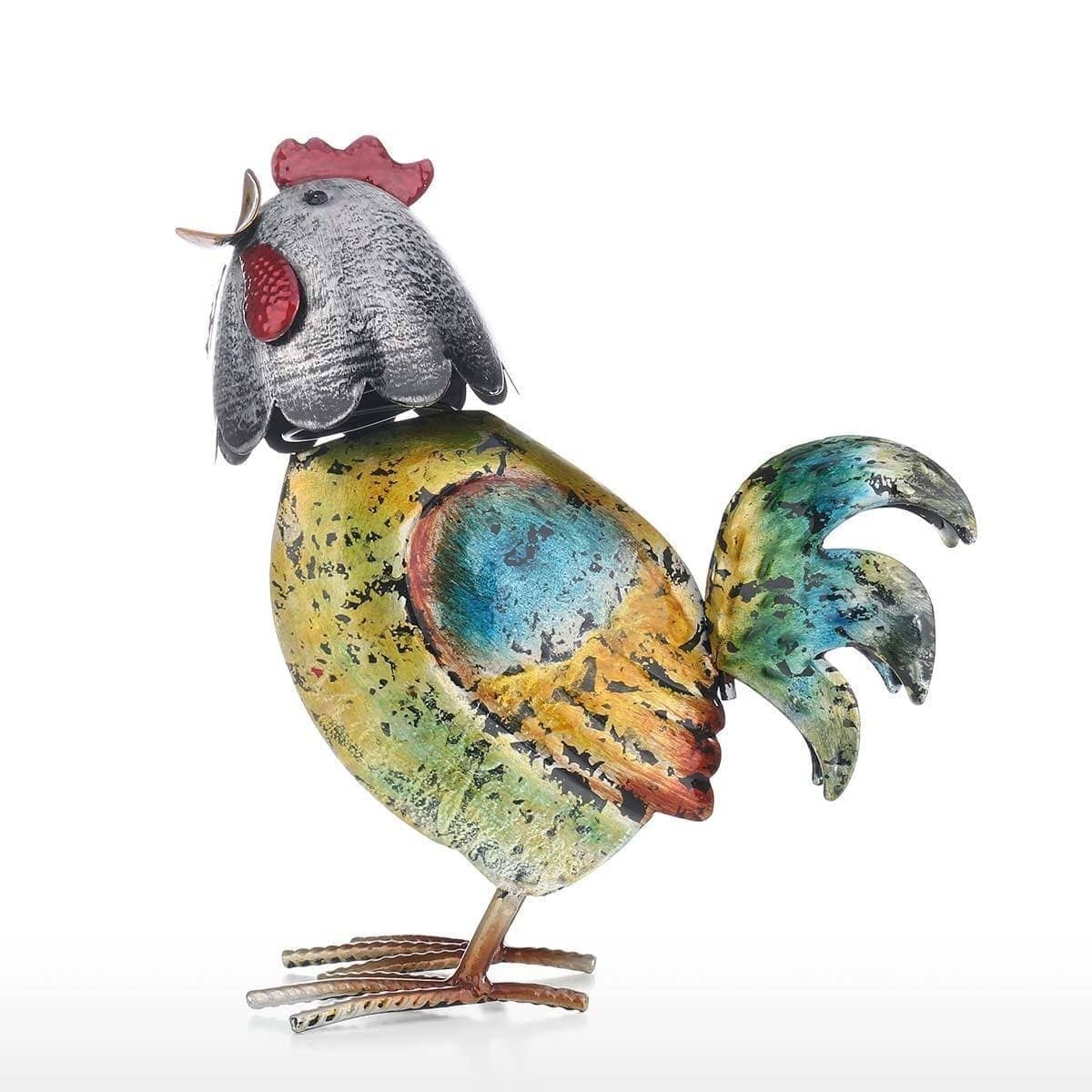 Rooster Handmade Metal Decor - Unique Charming