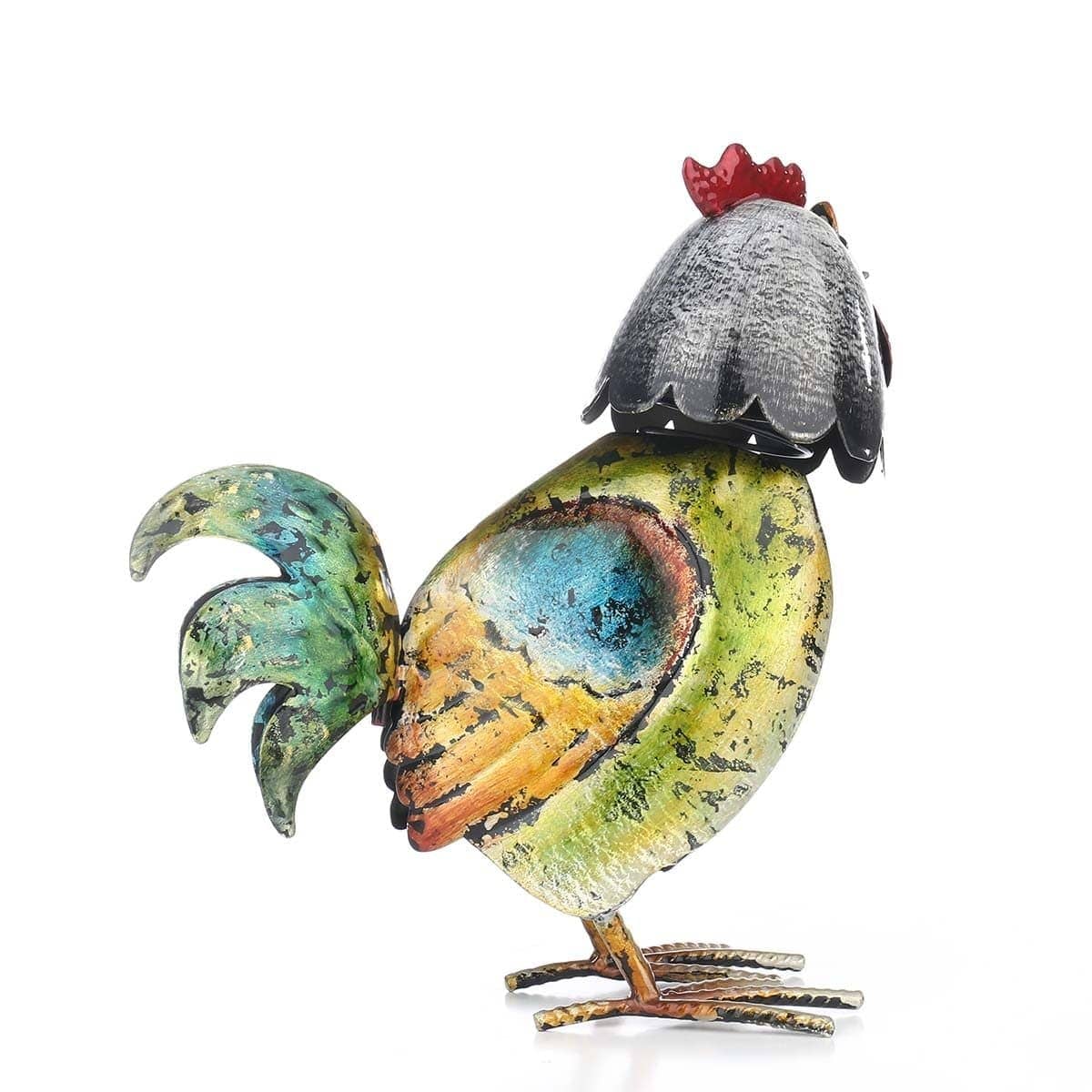 Rooster Handmade Metal Decor - Unique Charming