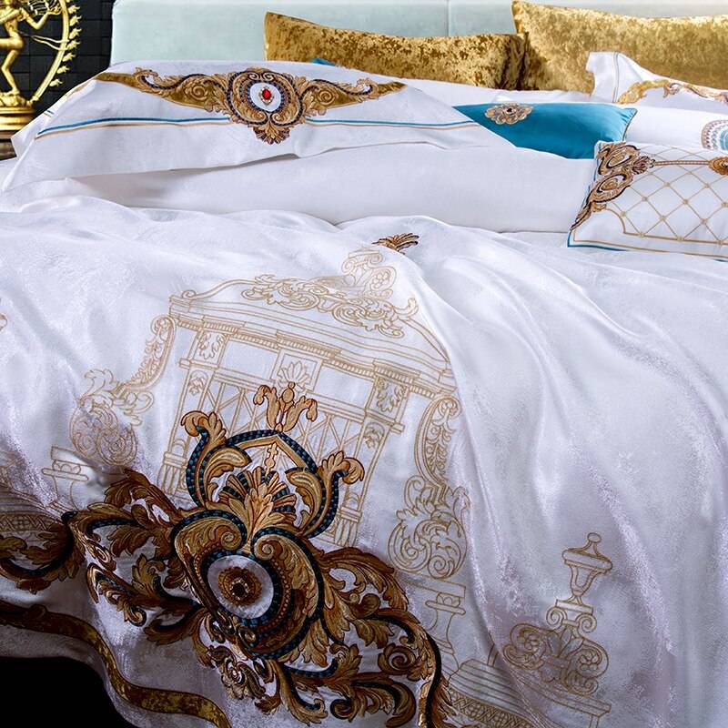 Royal Luxury 800TC Satin Egyptian Cotton Duvet Cover Bedding Set