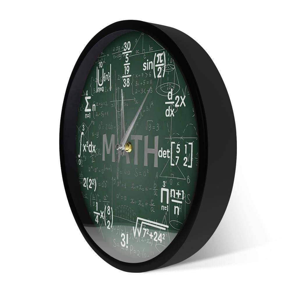 Science & Math Wall Clock - Unique & Educational Timepiece