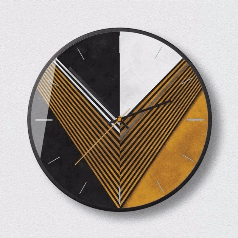 Stay On Time with Stylish 3D Geometric Wall Clock: Modern Home Decor