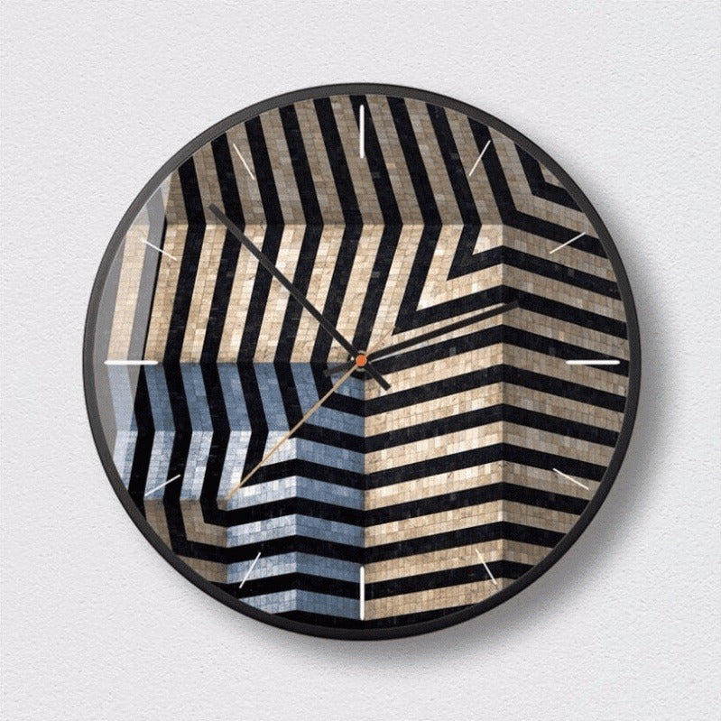 Stay On Time with Stylish 3D Geometric Wall Clock: Modern Home Decor
