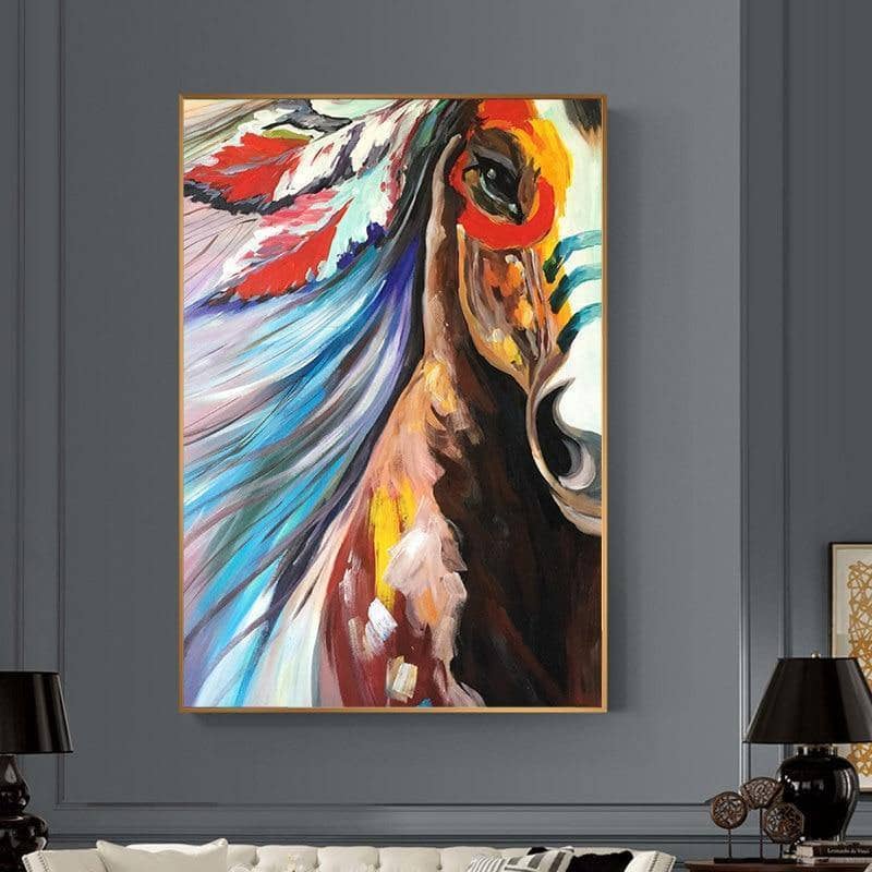 Stunning Majestic Stallion Horse Canvas Art: Enhance Your Home Aesthetics
